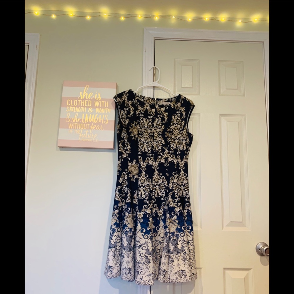 Dress with floral design